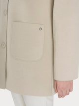 Giaccone con cappuccio in Vegan Wool Bianchi Donna - Ragno