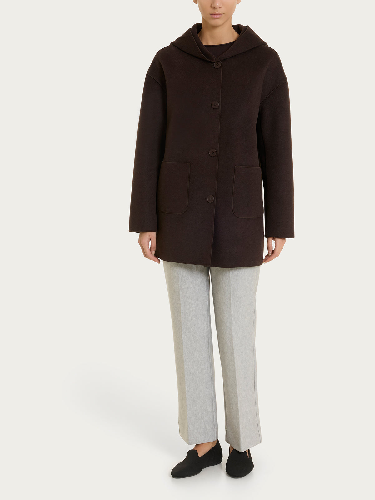 SoftCoat Giaccone con cappuccio  Marroni Donna - Ragno