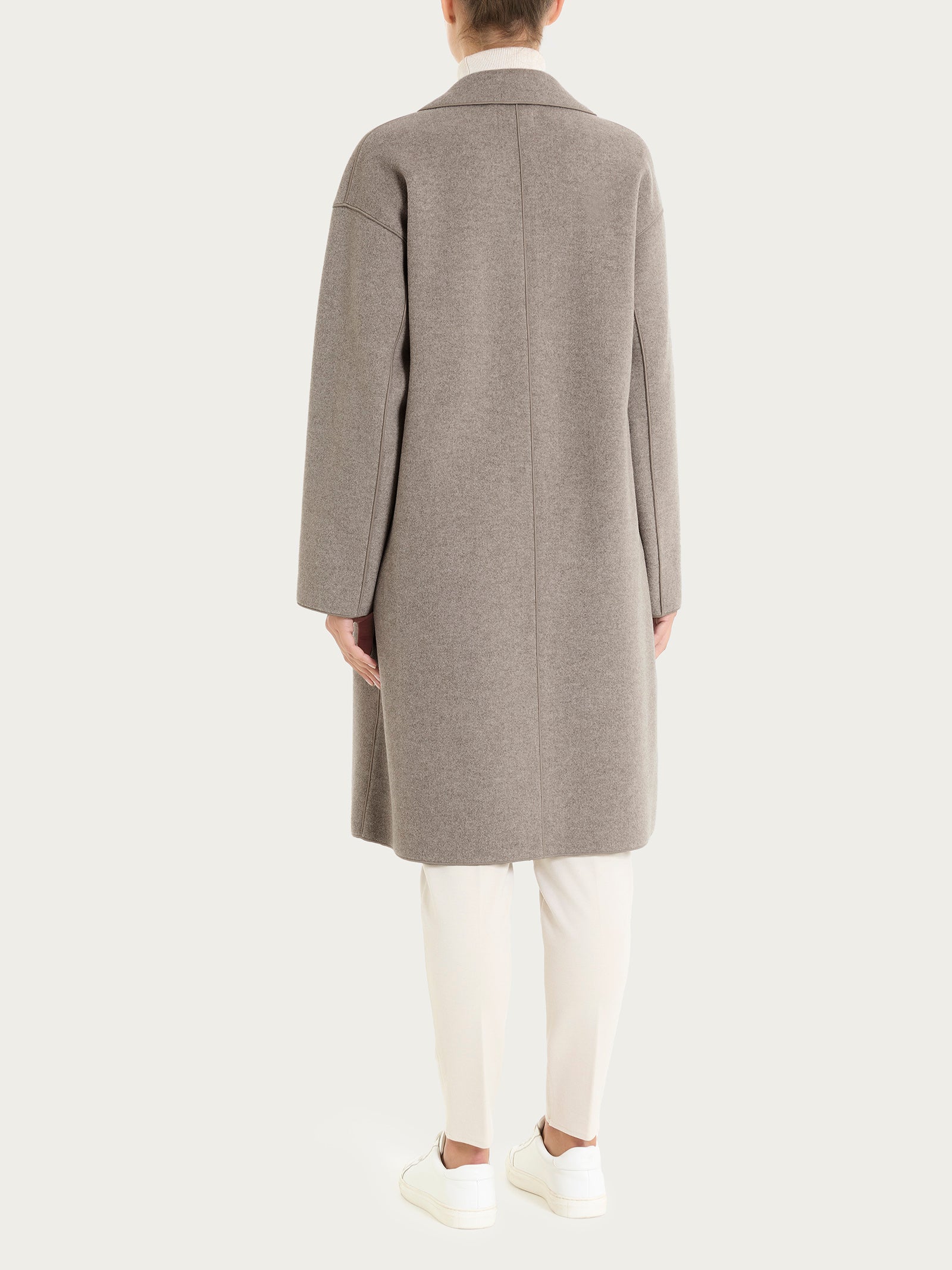 Cappotto con bottoni in Vegan Wool Grigi Donna - Ragno