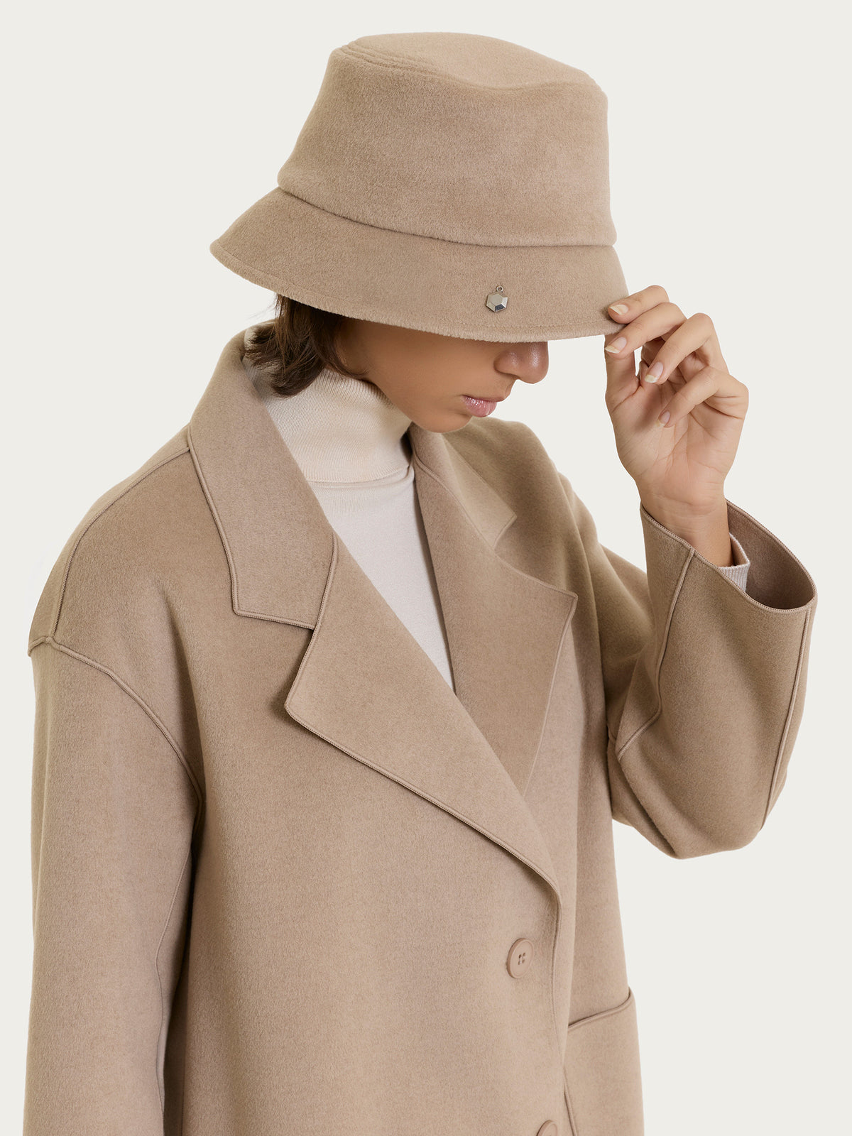Gorra tipo bucket Softcoat gris para mujer - Ragno