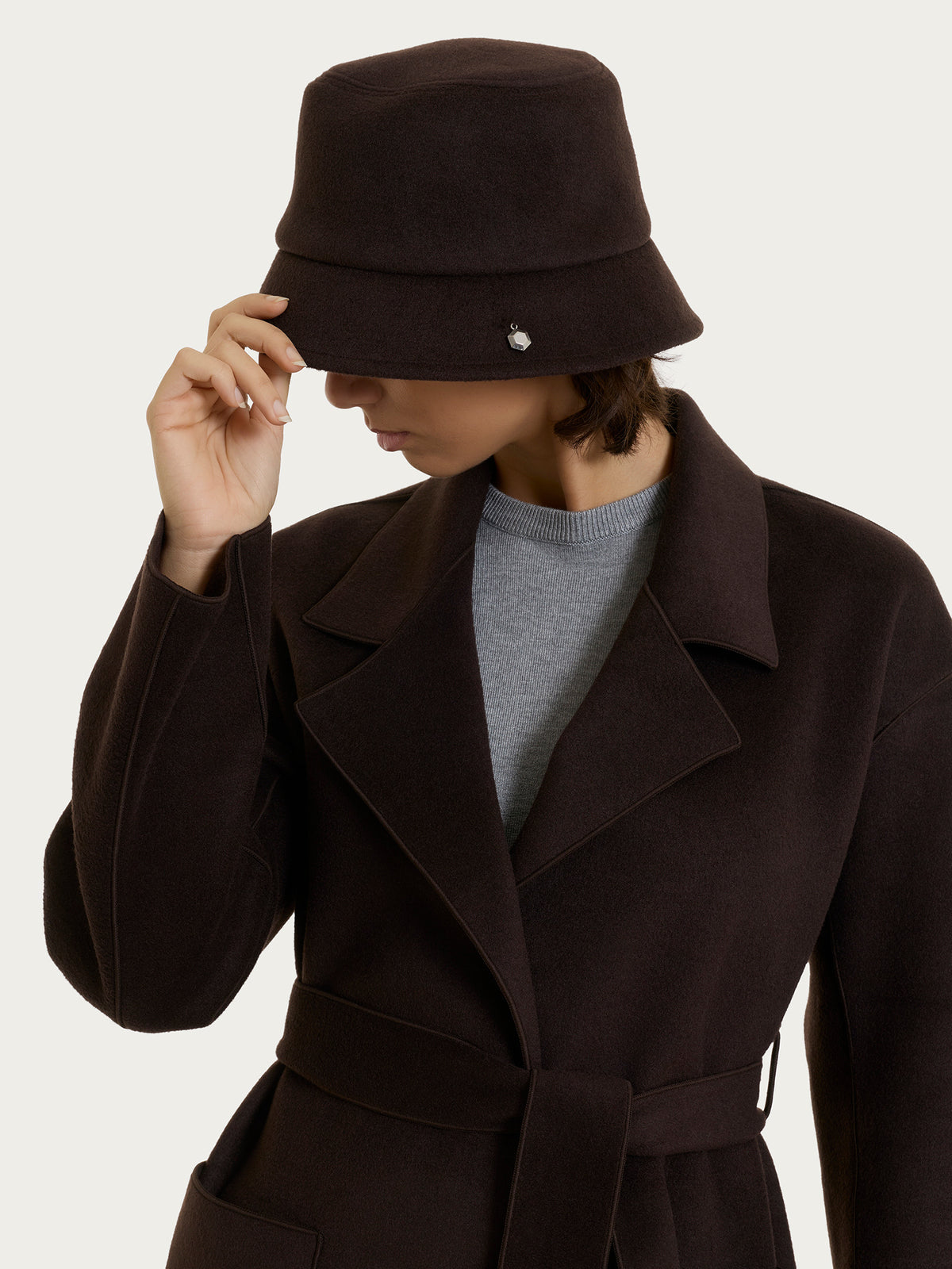 SoftCoat cappello bucket Marroni Donna - Ragno