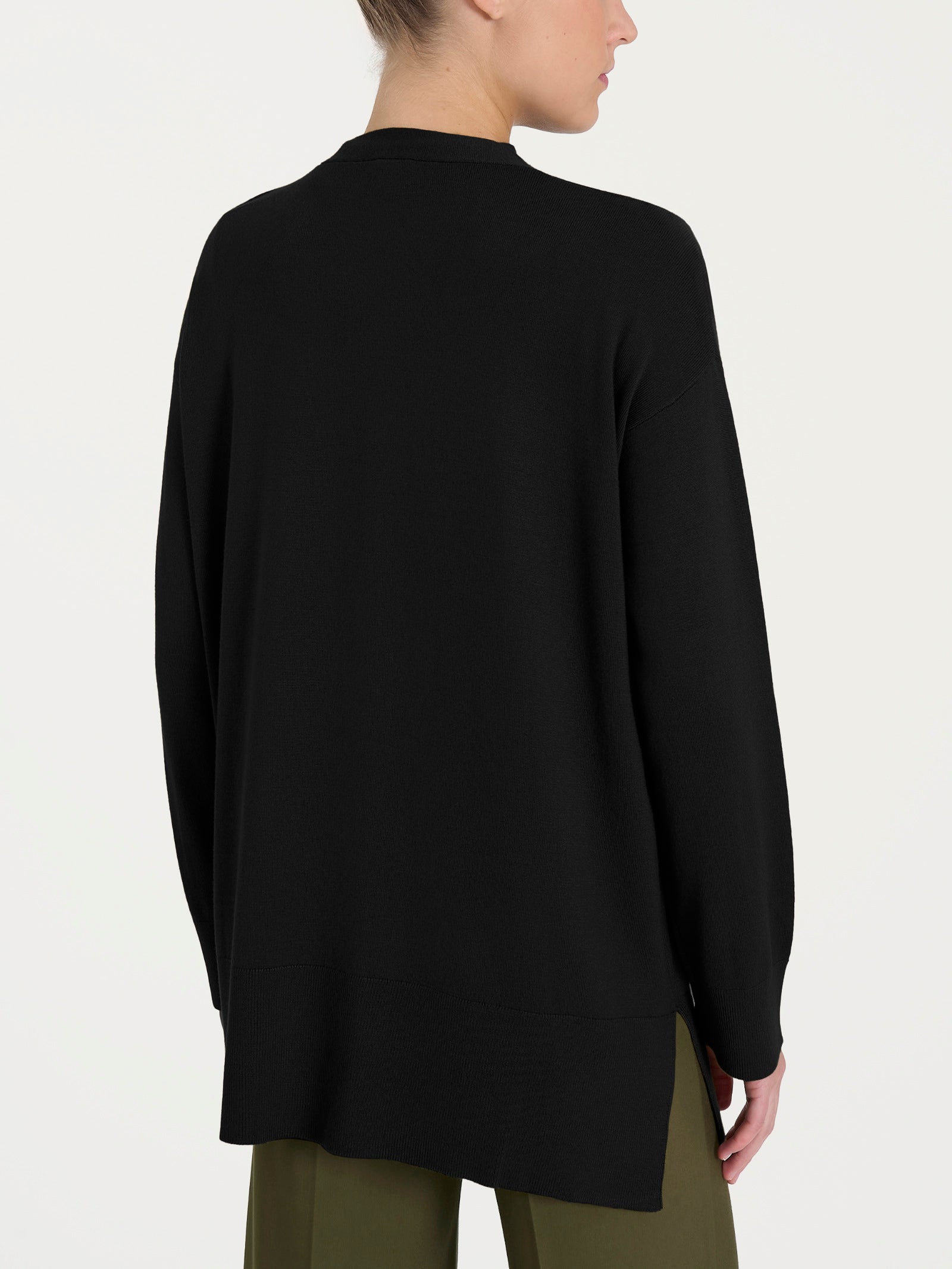 Cardigan da donna casual a maniche lunghe aperto sul Cardigan da donna casual a maniche lunghe aperto sul