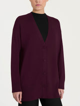 Cardigan over con bottoni Four Seasons Viola Donna - Ragno