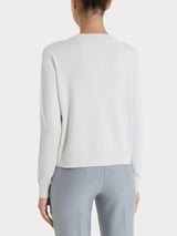 Cardigan corto con bottoni Four Seasons Bianchi Donna - Ragno