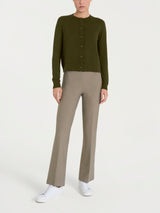 Cardigan corto con bottoni Four Seasons Verdi Donna - Ragno