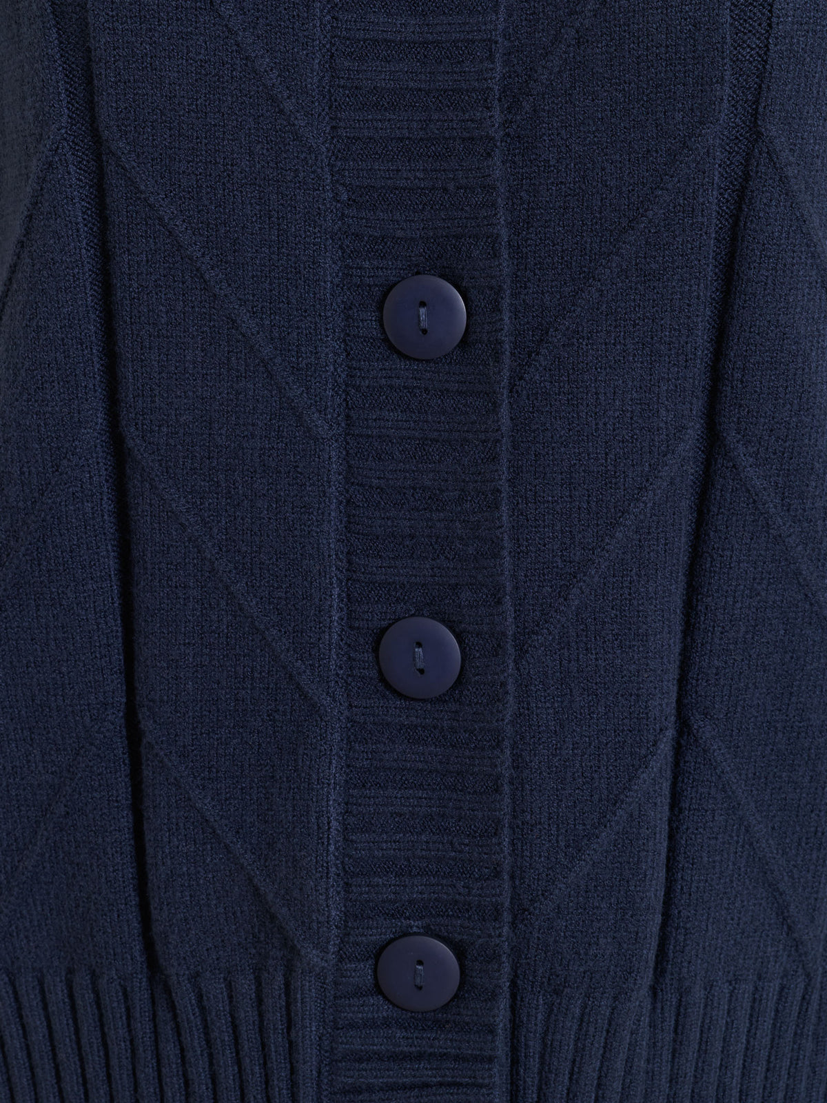 Open cardigan with herringbone stitch in Super Soft - Bleu – Ragno