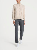 Cardigan aperto con punto spiga in Super Soft Bianchi Donna - Ragno