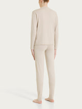 Pigiama con scollo a V in Super Soft  Bianchi Donna - Ragno