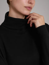 Pigiama con collo a ciambella in Super Soft  Neri Donna - Ragno