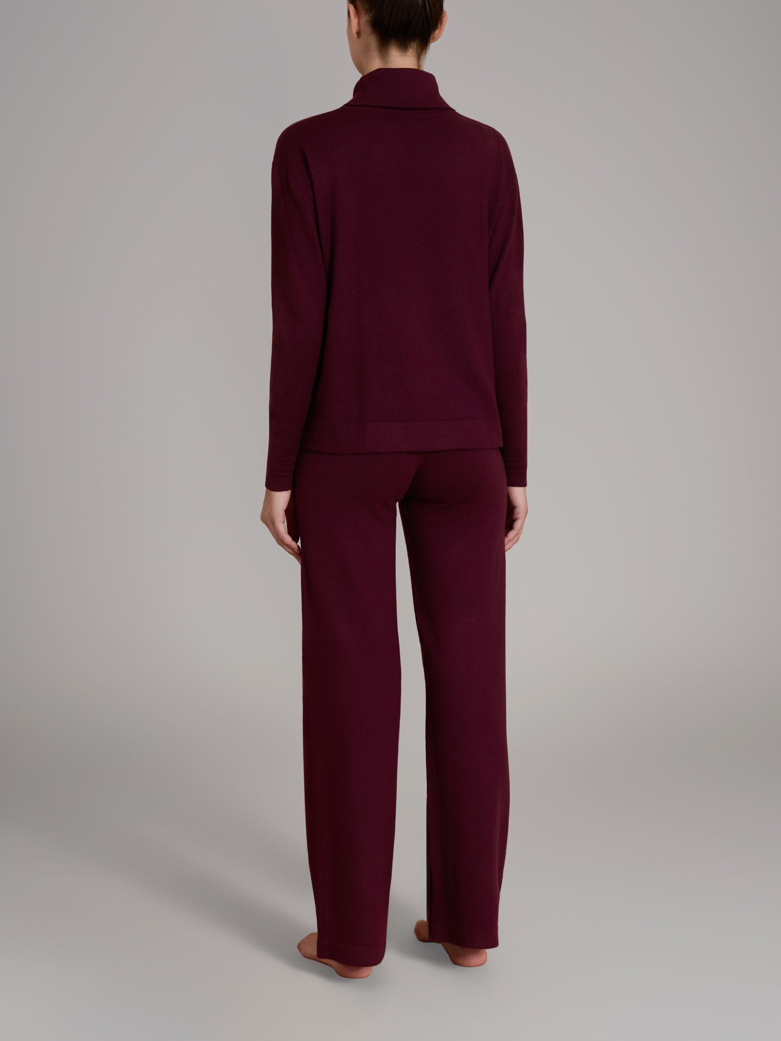 Pigiama con collo a ciambella in Super Soft  Viola Donna - Ragno