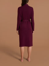 Vestaglia con cintura in Super Soft Viola Donna - Ragno