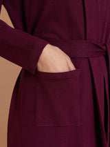 Vestaglia con cintura in Super Soft Viola Donna - Ragno