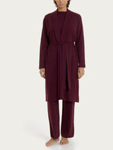 Vestaglia con cintura in Super Soft Viola Donna - Ragno