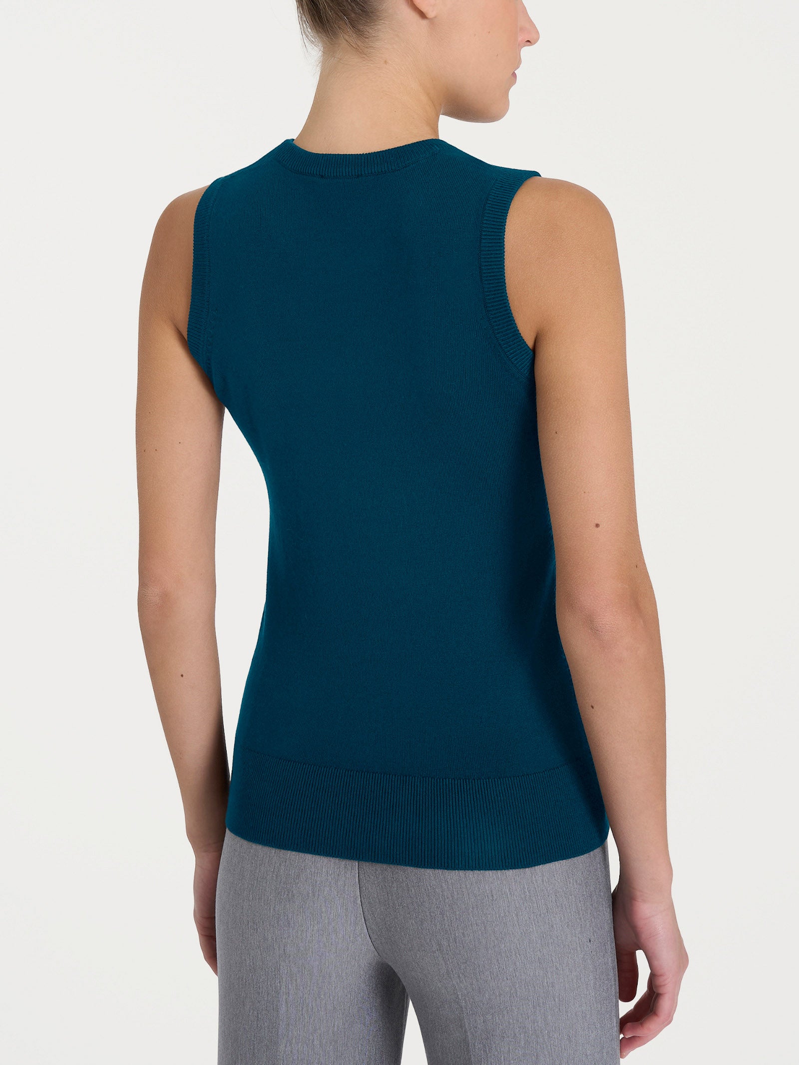 Maglia smanicata Four Seasons Blu Donna - Ragno