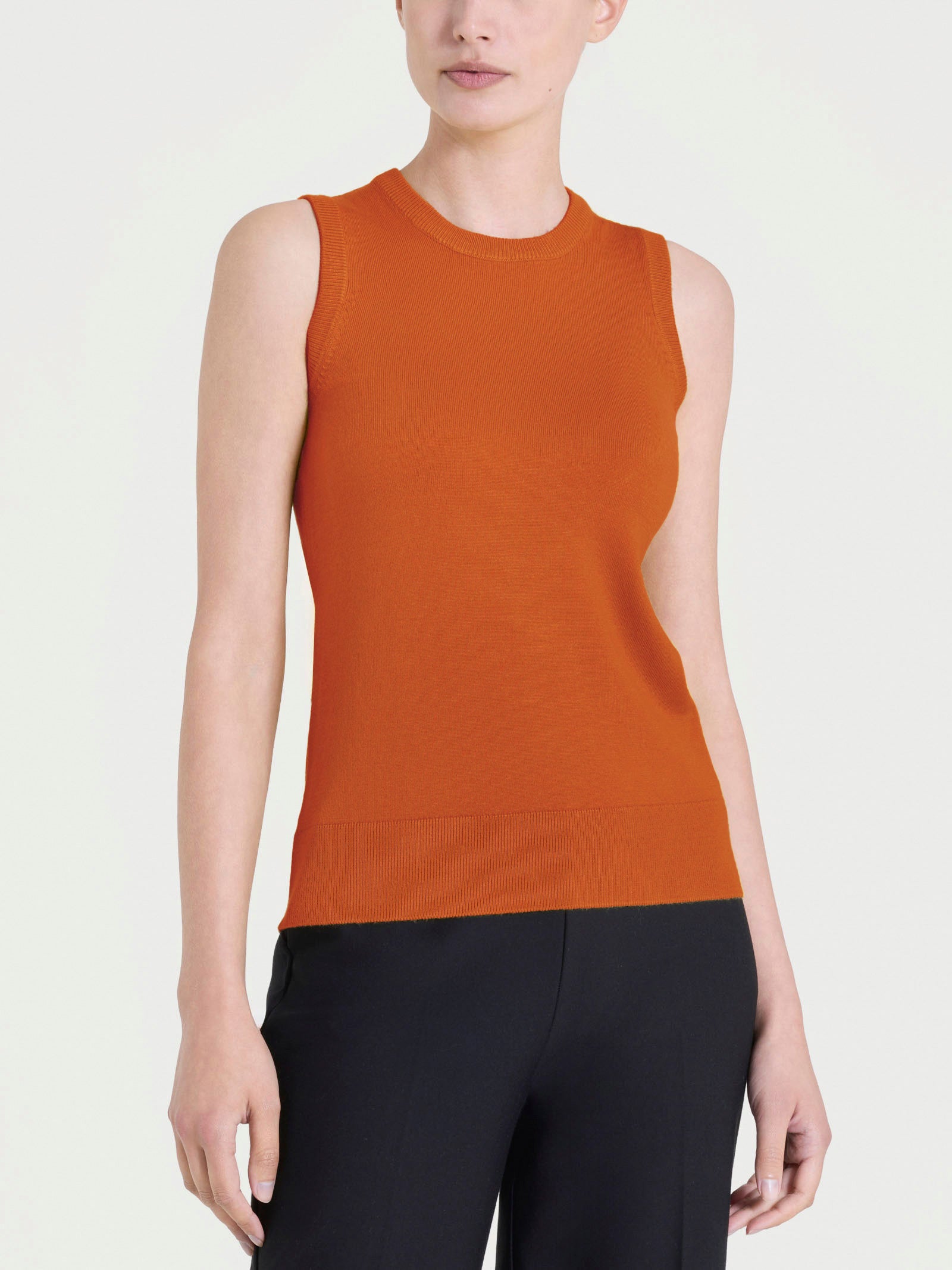 Maglia smanicata Four Seasons Arancioni Donna - Ragno