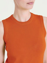 Maglia smanicata Four Seasons Arancioni Donna - Ragno