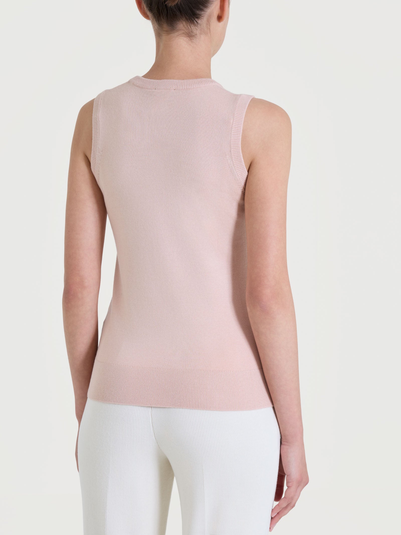 Maglia smanicata Four Seasons Rosa Donna - Ragno