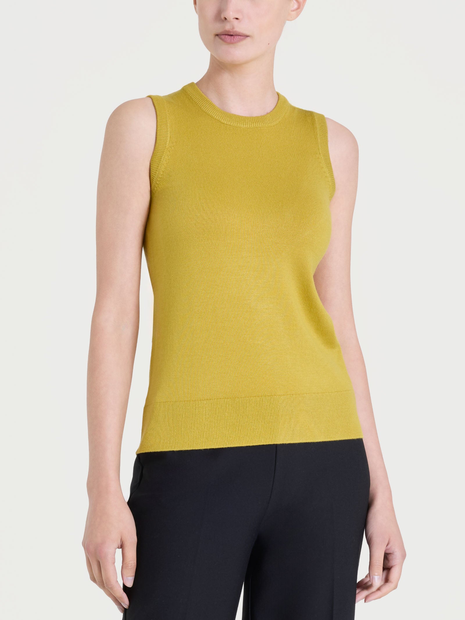 Maglia smanicata Four Seasons Gialli Donna - Ragno
