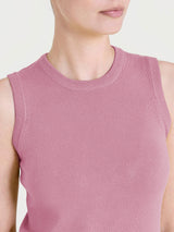 Maglia smanicata Four Seasons Rosa Donna - Ragno