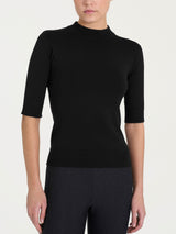 Lupetto con manica corta Four Seasons Neri Donna - Ragno