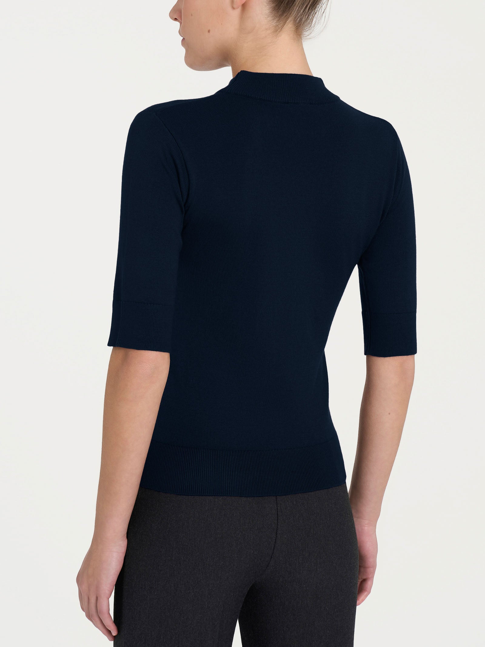 Lupetto con manica corta Four Seasons Blu Donna - Ragno