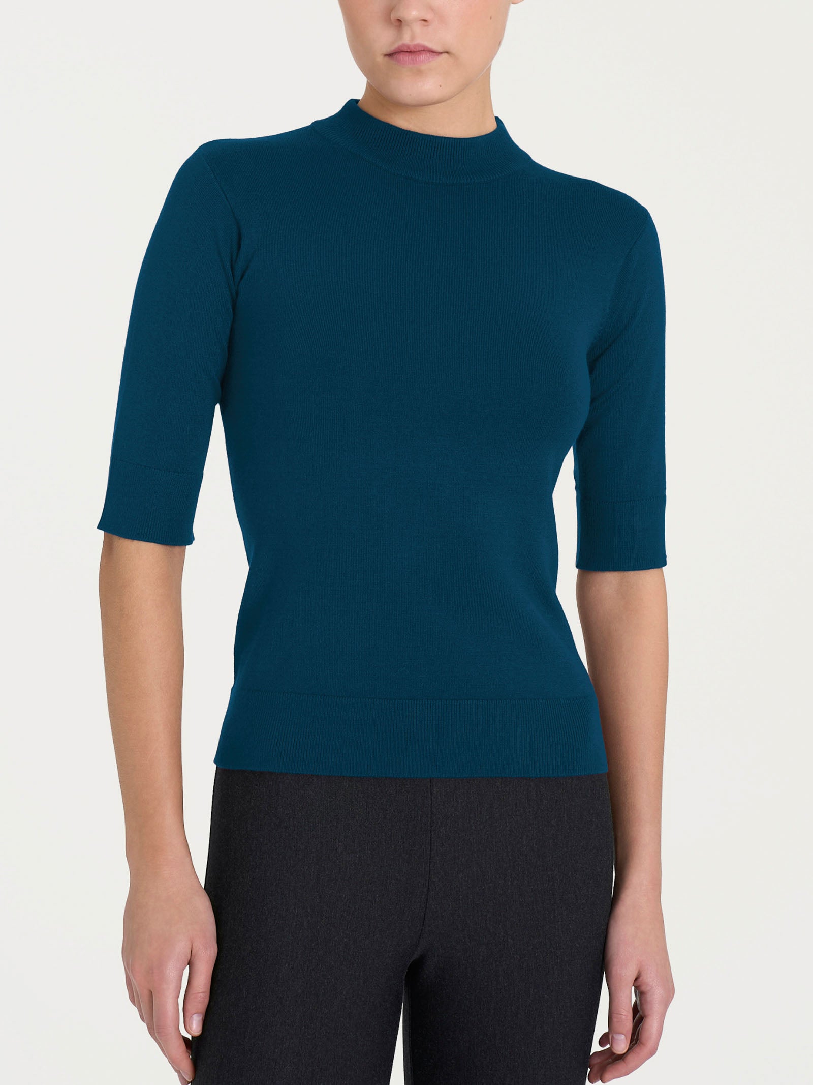 Lupetto con manica corta Four Seasons Blu Donna - Ragno