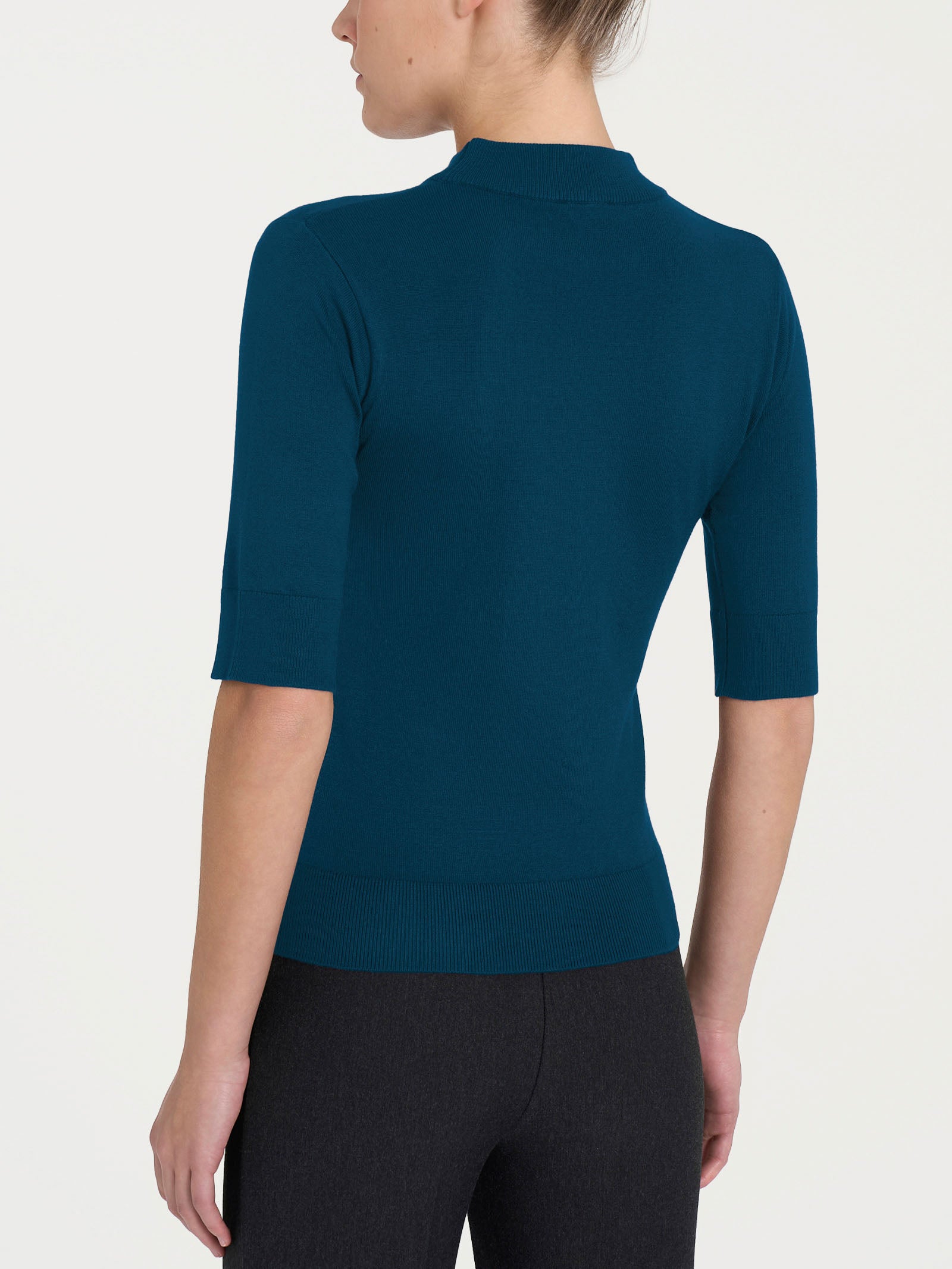 Lupetto con manica corta Four Seasons Blu Donna - Ragno
