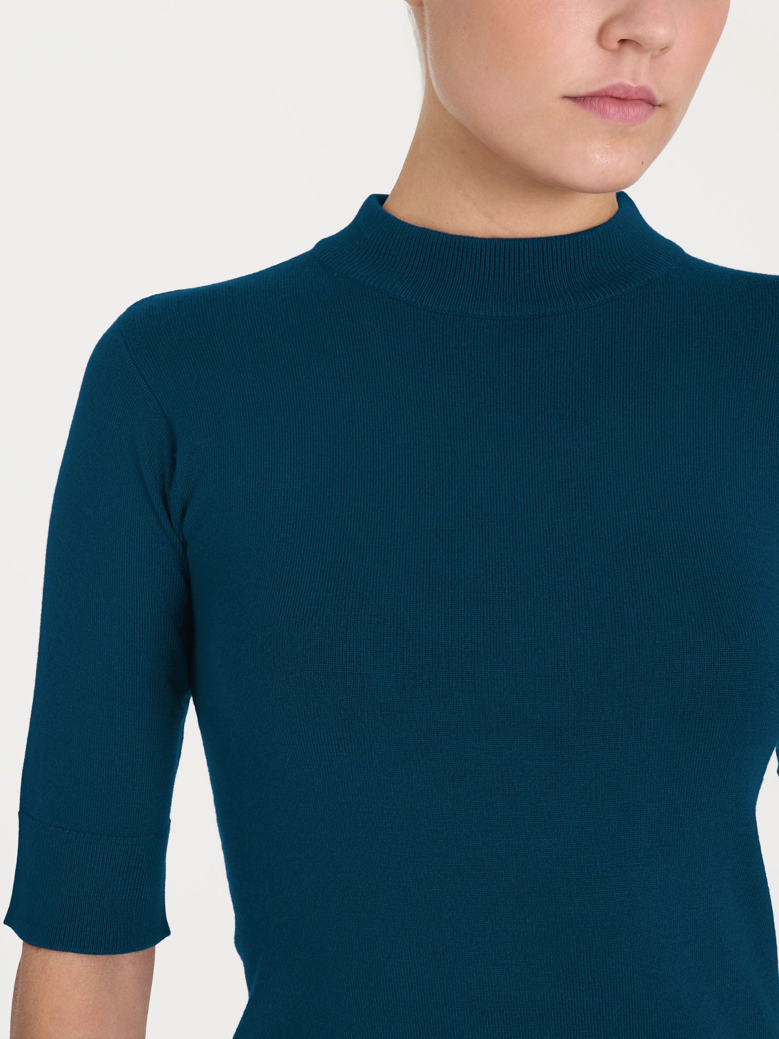 Lupetto con manica corta Four Seasons Blu Donna - Ragno
