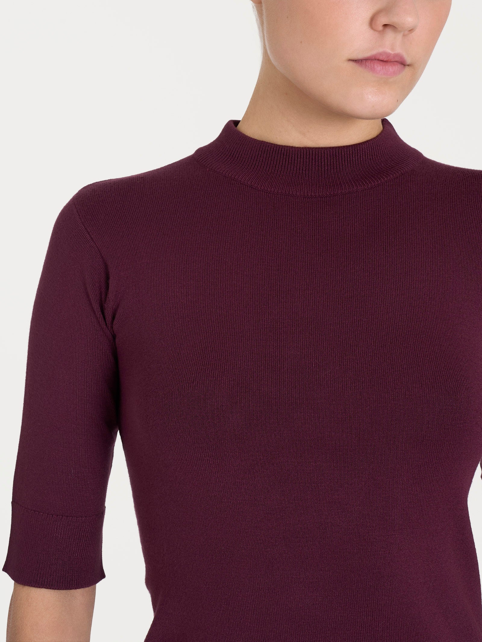 Lupetto con manica corta Four Seasons Viola Donna - Ragno