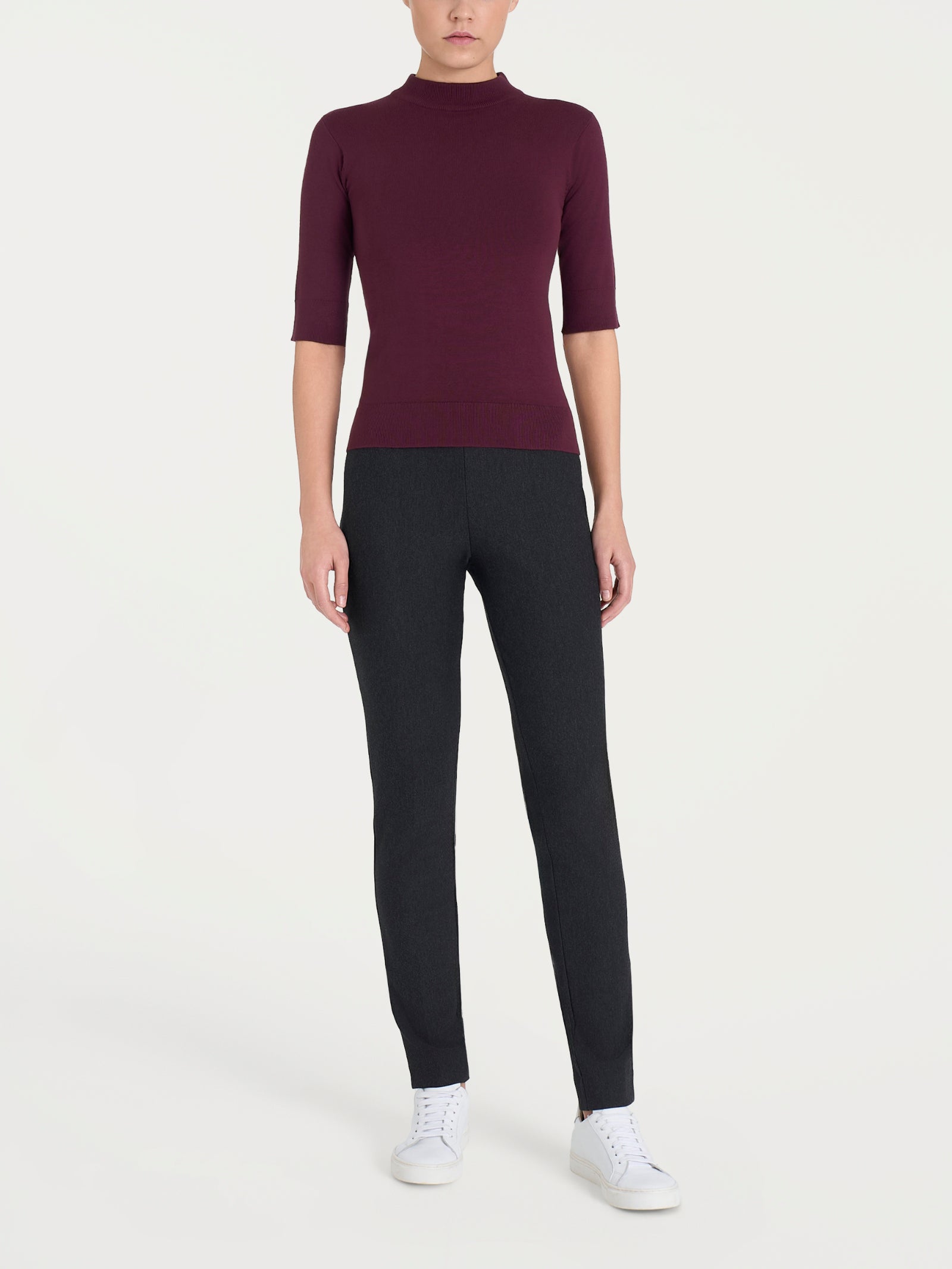 Lupetto con manica corta Four Seasons Viola Donna - Ragno
