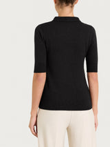 Polo con manica corta Four Seasons Neri Donna - Ragno