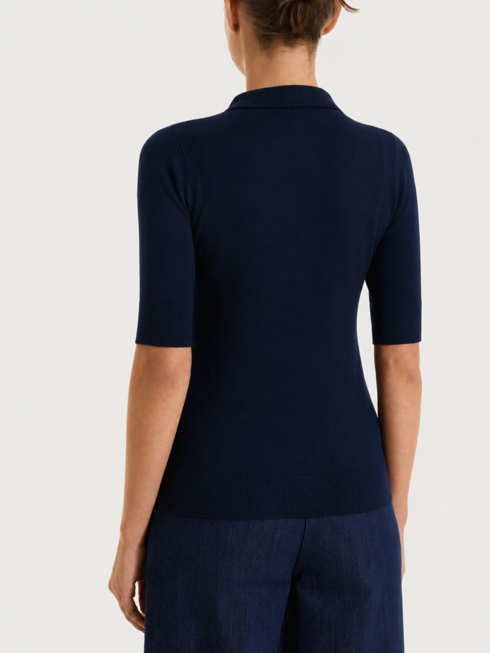 Polo con manica corta Four Seasons Blu Donna - Ragno