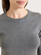Maglia girocollo con manica corta Four Seasons Neri Donna - Ragno