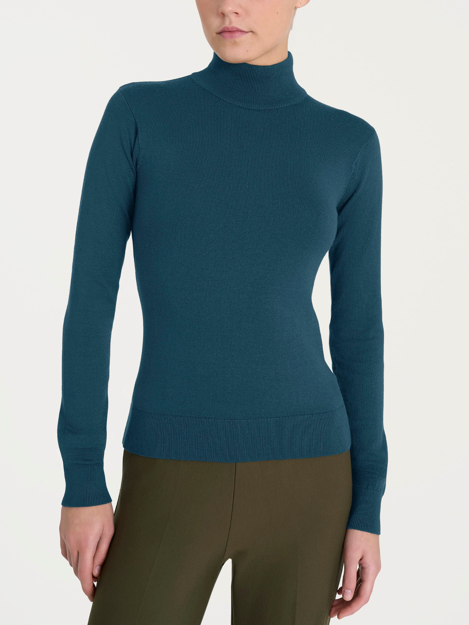 Lupetto tinta unita Four Seasons Blu Donna - Ragno