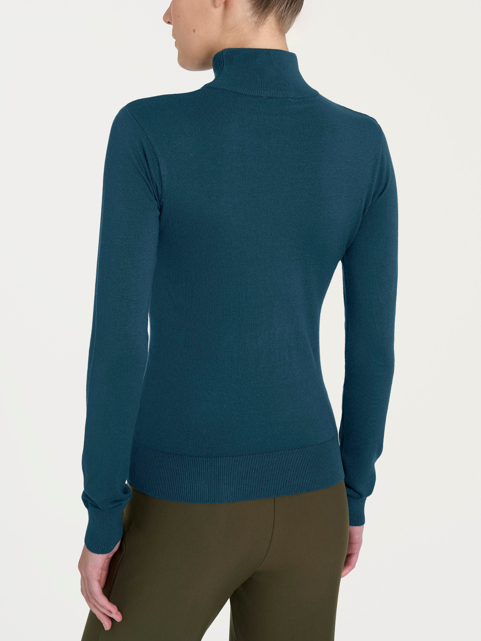 Lupetto tinta unita Four Seasons Blu Donna - Ragno