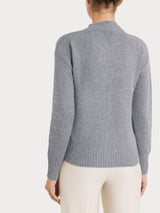 Cardigan corto con trecce laterali in Natural Soft Neri Donna - Ragno