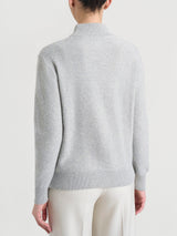 Lupetto con trecce alternate in Natural Soft Neri Donna - Ragno