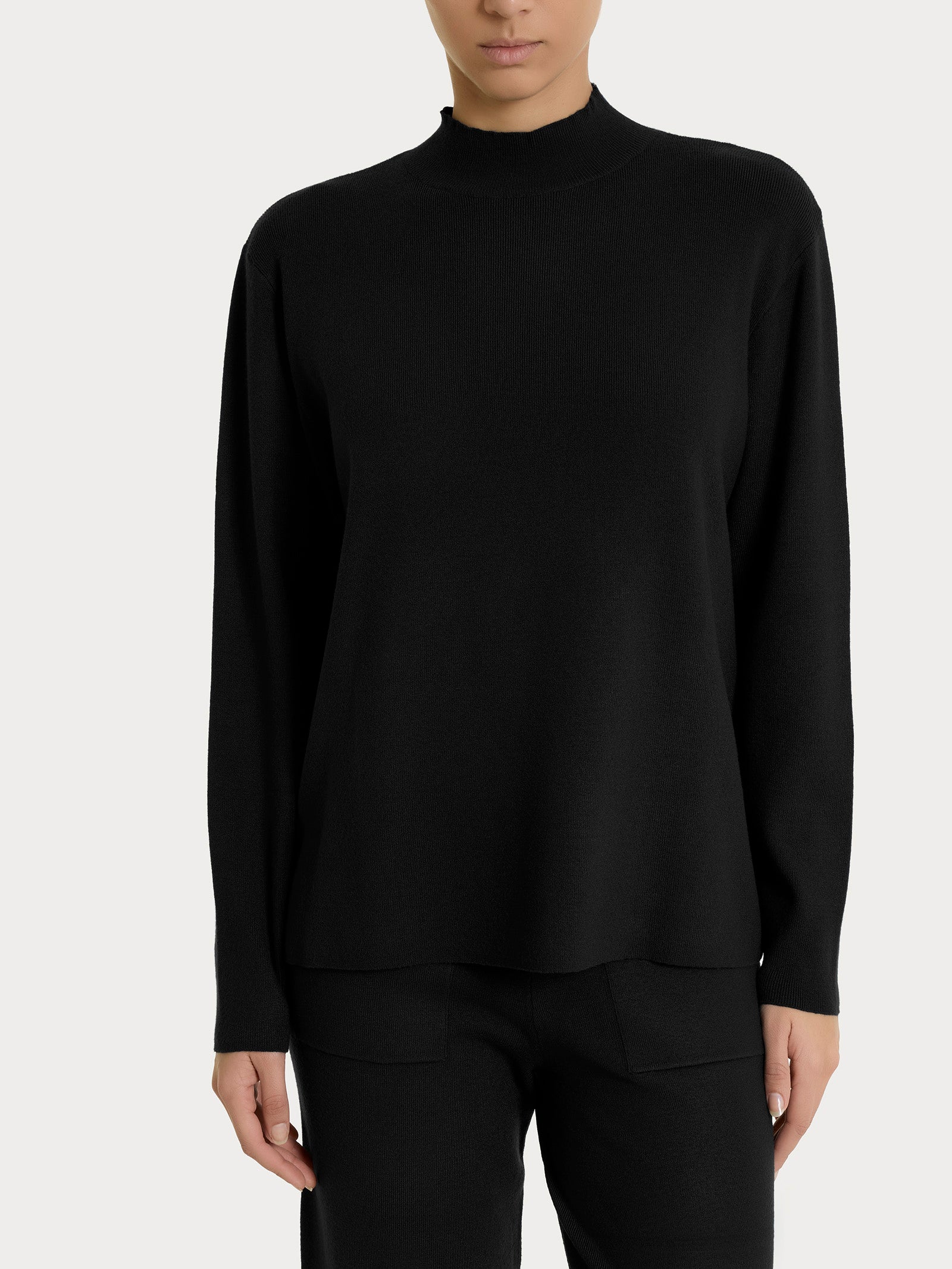 Lupetto in Super Soft Neri Donna - Ragno