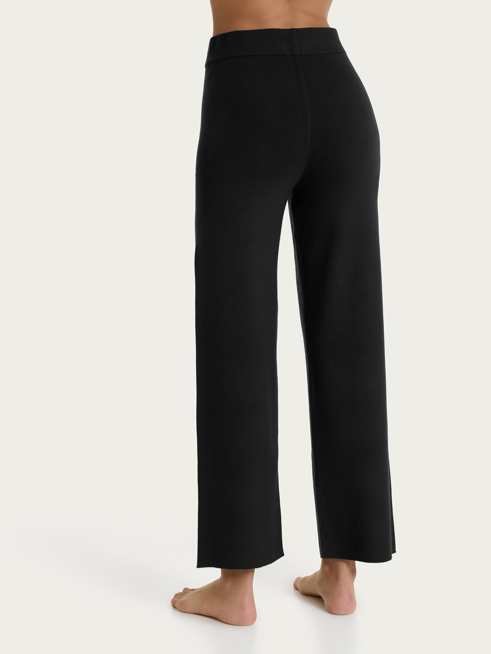 Pantalone dritto con tasche in Super Soft Neri Donna - Ragno