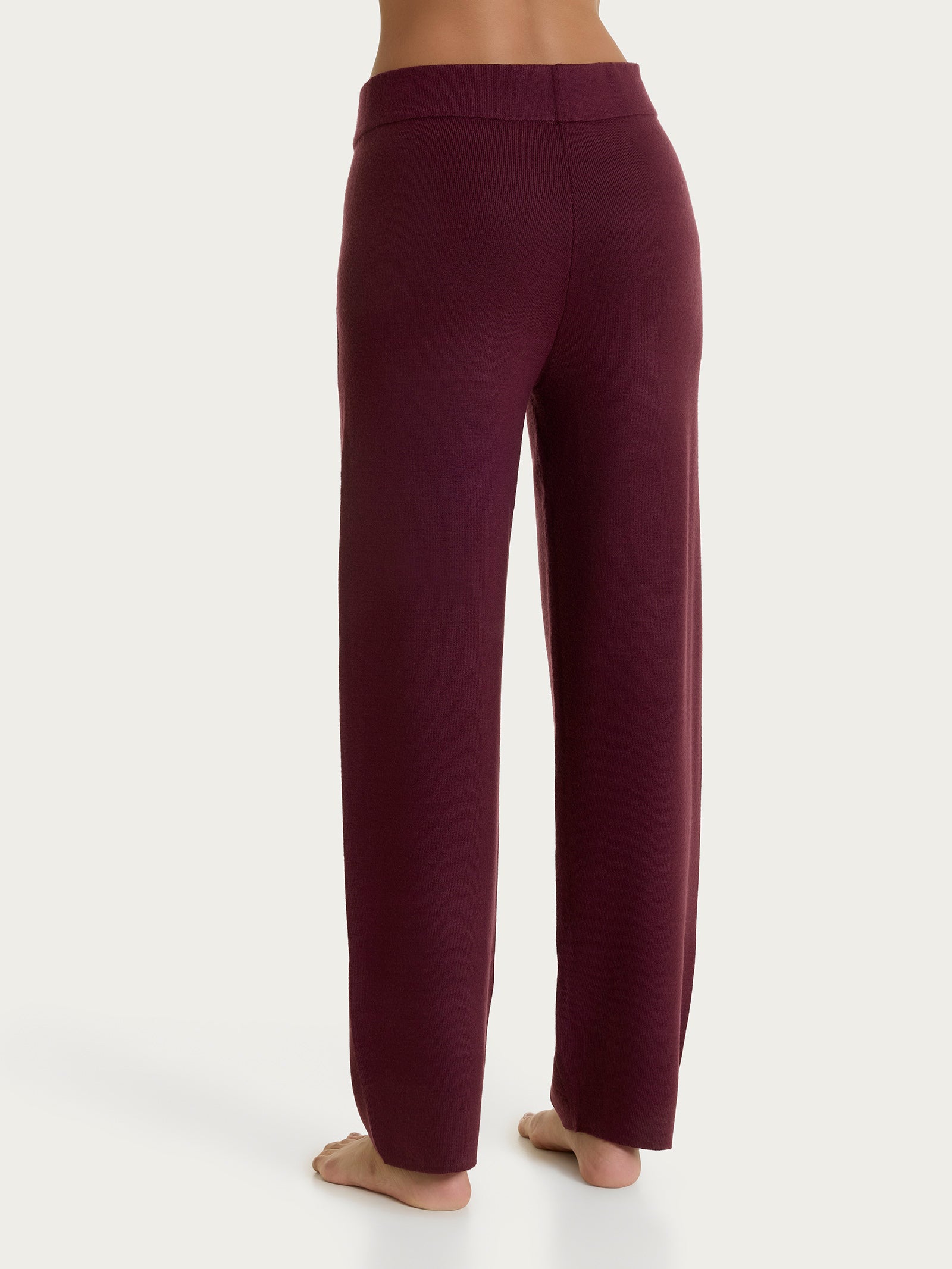 Pantalone dritto con tasche in Super Soft Viola Donna - Ragno