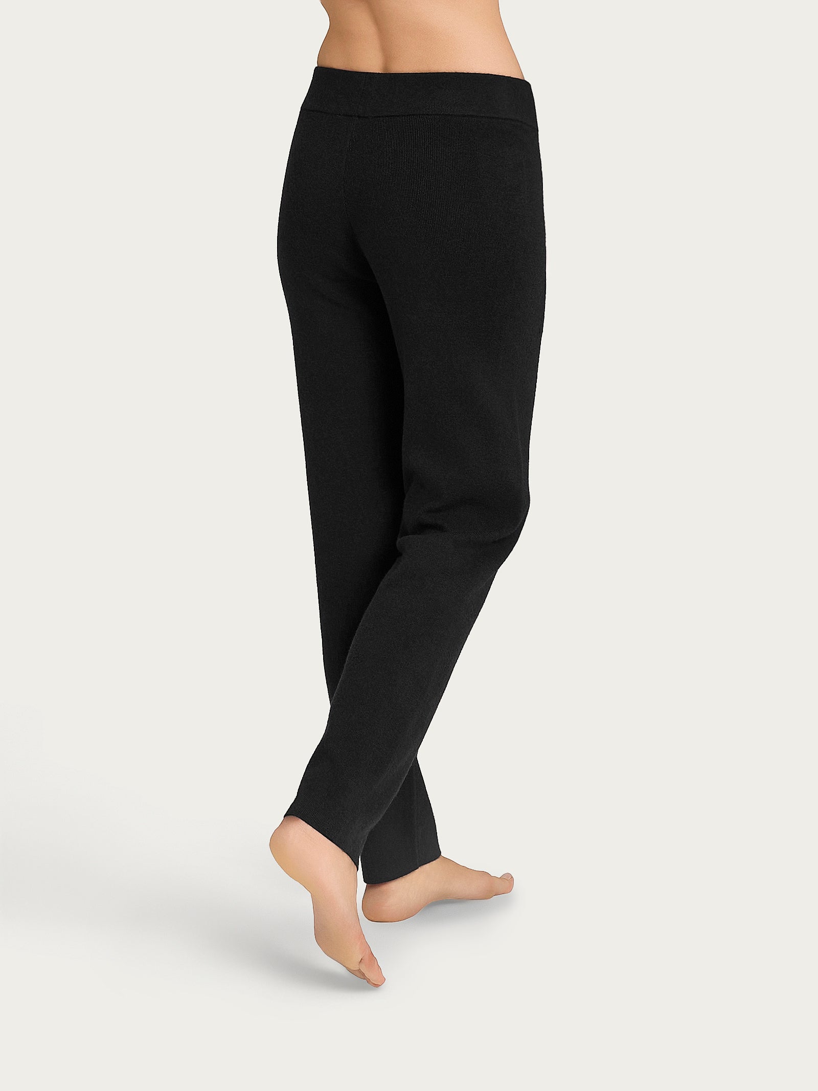 Pantalone a sigaretta con tasche in Super Soft Neri Donna - Ragno