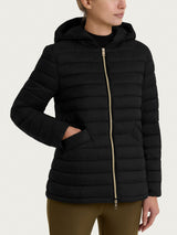 Piumino con cappuccio in Vegan Down  Neri Donna - Ragno