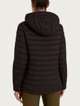 Piumino con cappuccio in Vegan Down  Marroni Donna - Ragno