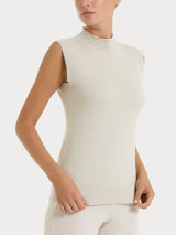 Maglia smanicata in Super Soft Bianchi Donna - Ragno