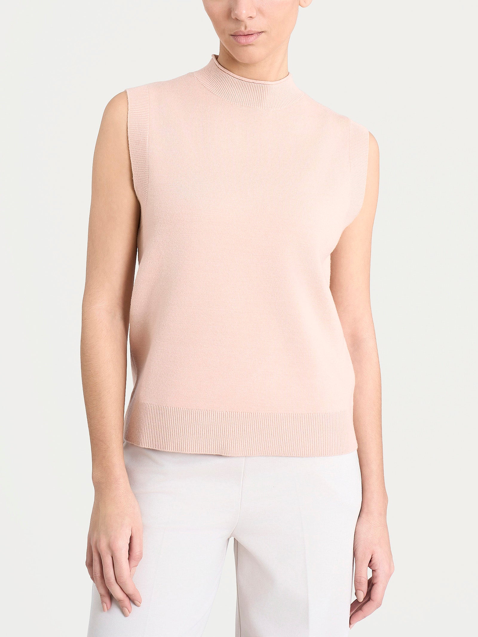 Maglia smanicata in Super Soft Rosa Donna - Ragno
