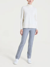 Dolcevita con fantasia check in Super Soft Bianchi Donna - Ragno