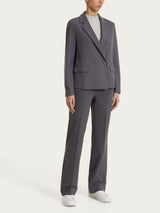 Blazer doppio petto in Flanel Twill Neri Donna - Ragno