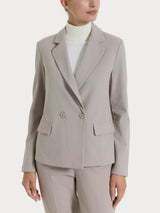 Blazer doppio petto in Flanel Twill Grigi Donna - Ragno