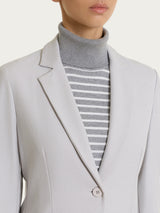 Blazer due bottoni in Flannel Twill Neri Donna - Ragno