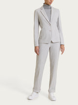 Blazer due bottoni in Flannel Twill Neri Donna - Ragno